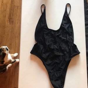 🦋WINTER SALE NWOT Black Brazilian style one-piece